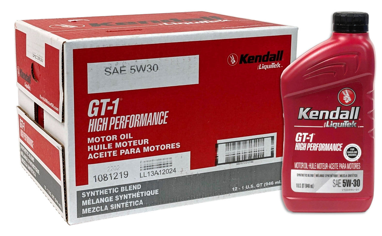 Kendall GT-1 5W-30 (case of 12/1qt)