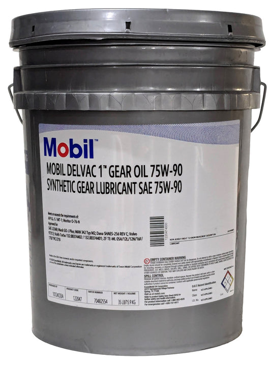 Mobil Delvac 1 Synthetic Gear Lube  75W-90