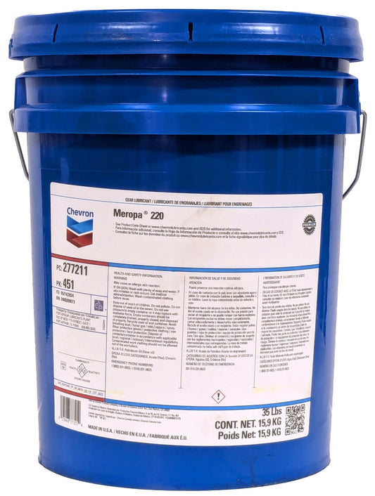 Chevron Meropa 220 Gear Oil