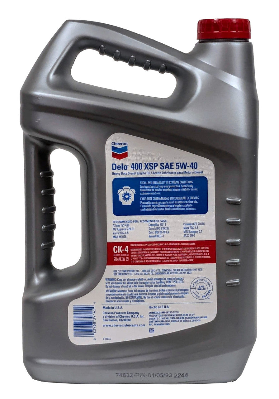 Chevron Delo 400 XSP SAE 5W-40 (1 gal, pack of 3)