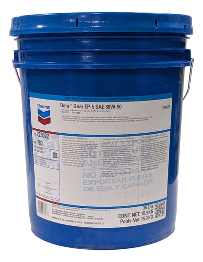 Chevron Delo Gear EP-5 SAE 80W-90